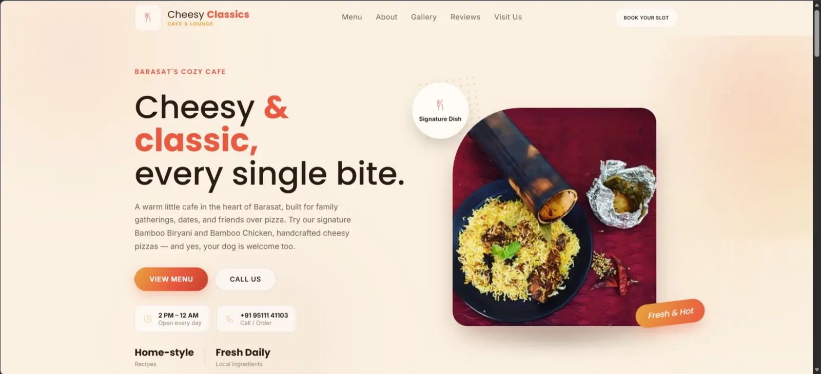 Cheesy Classics website screenshot